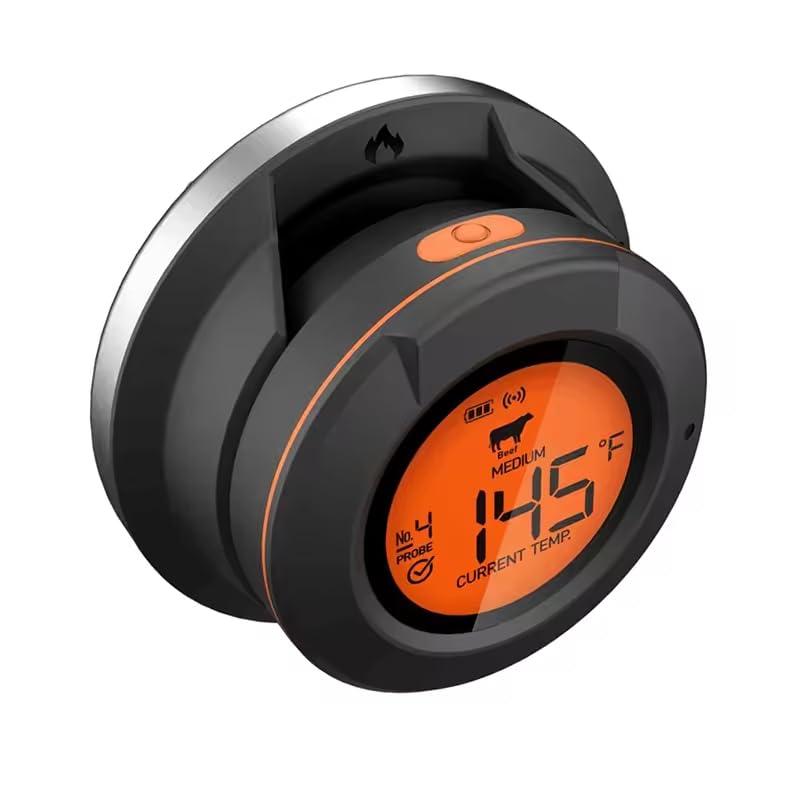 Smart Probe Thermometer for Vertical Charcoal BBQ Barrel Vikingo
